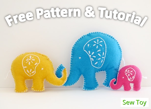 elephant sewing template