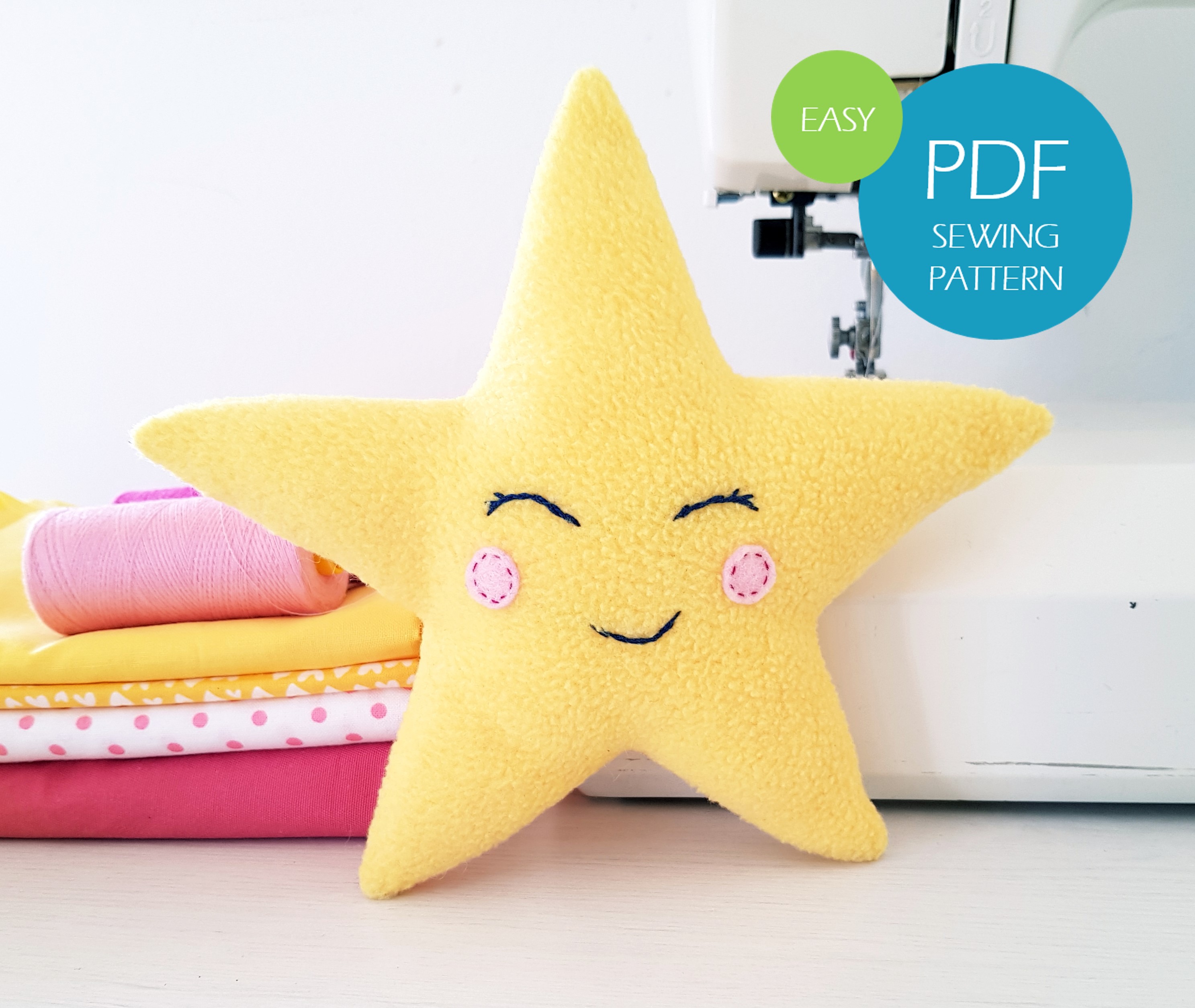 Joyful little star sewing pattern for beginners — Sew Toy