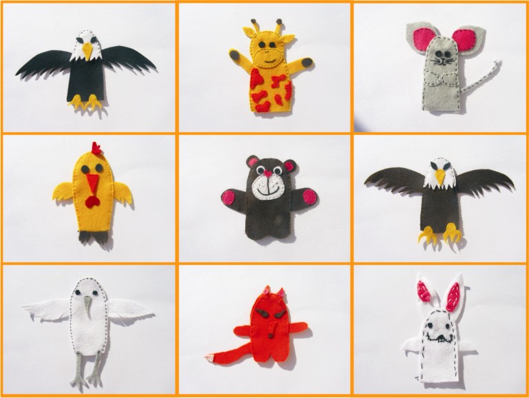 ideas for finger puppets - craft kids