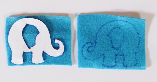 How to sew elephant free tutorial and pattern - step 2