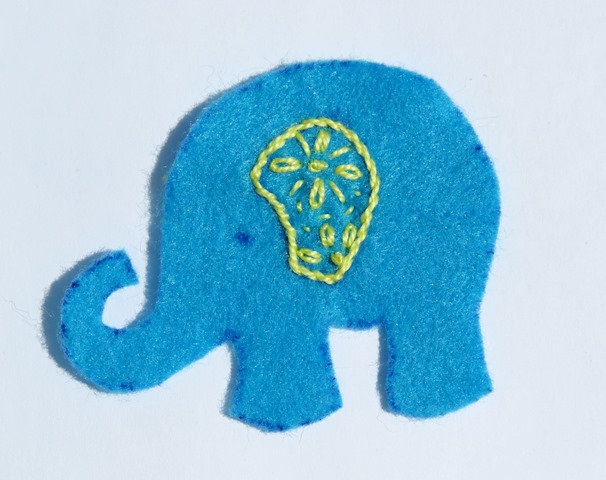 How to sew elephant free tutorial and pattern - step 3