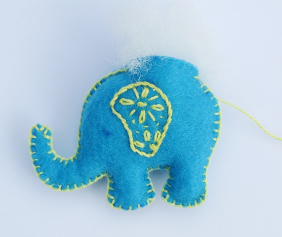 How to sew elephant free tutorial and pattern - step 4