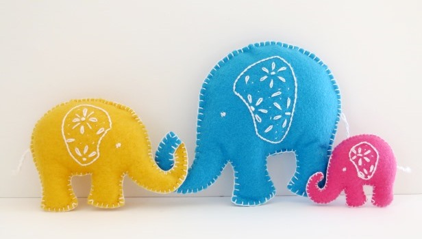 How to sew elephant free tutorial and pattern - step 5