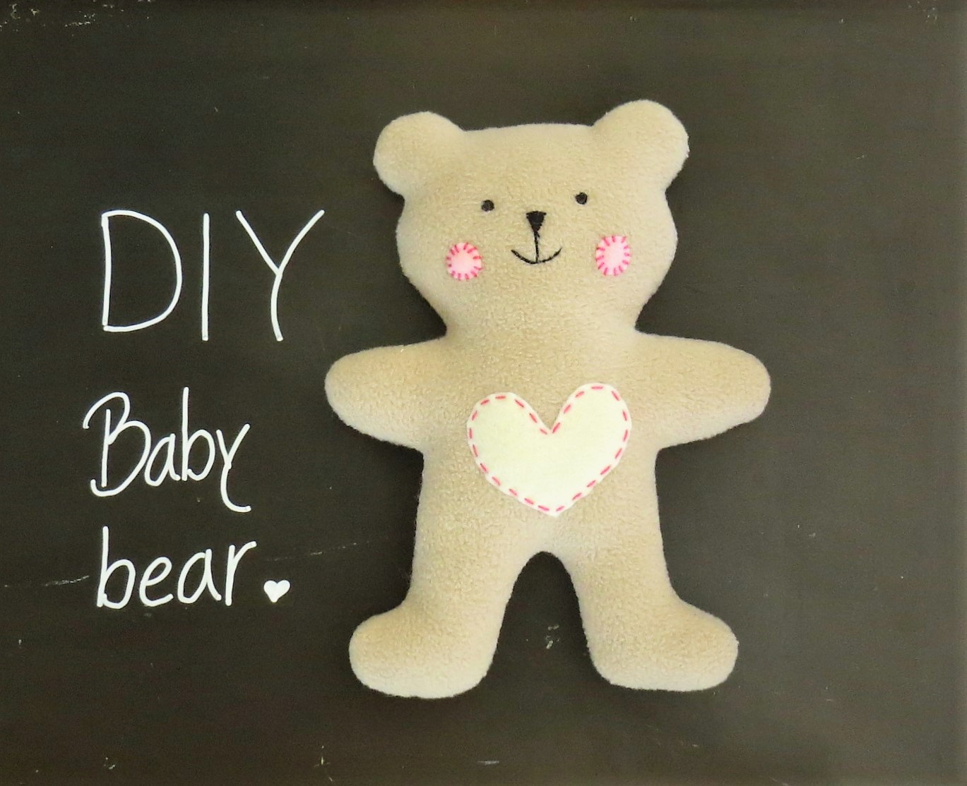 DIY teddy bear free pattern and tutorial