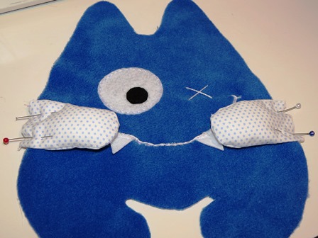 Baby Bu Monster free sewing pattern_step 2