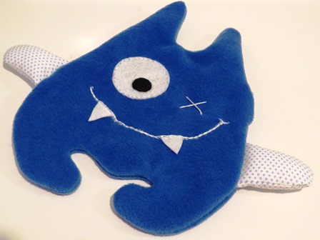 Baby Bu Monster free sewing pattern_step 4