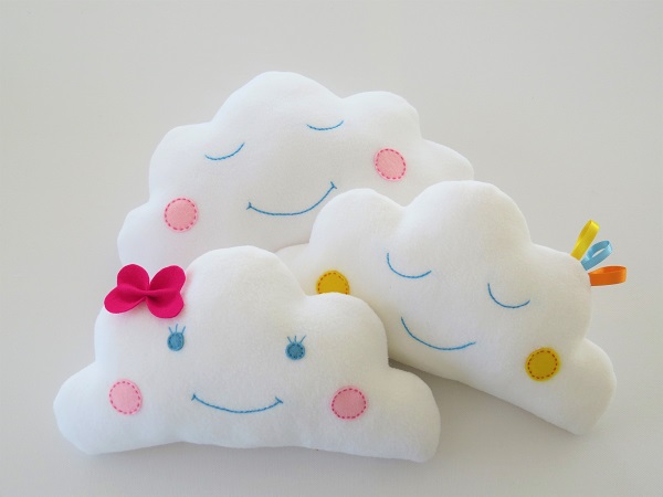 Baby cloud pillows pdf sewing pattern for beginners