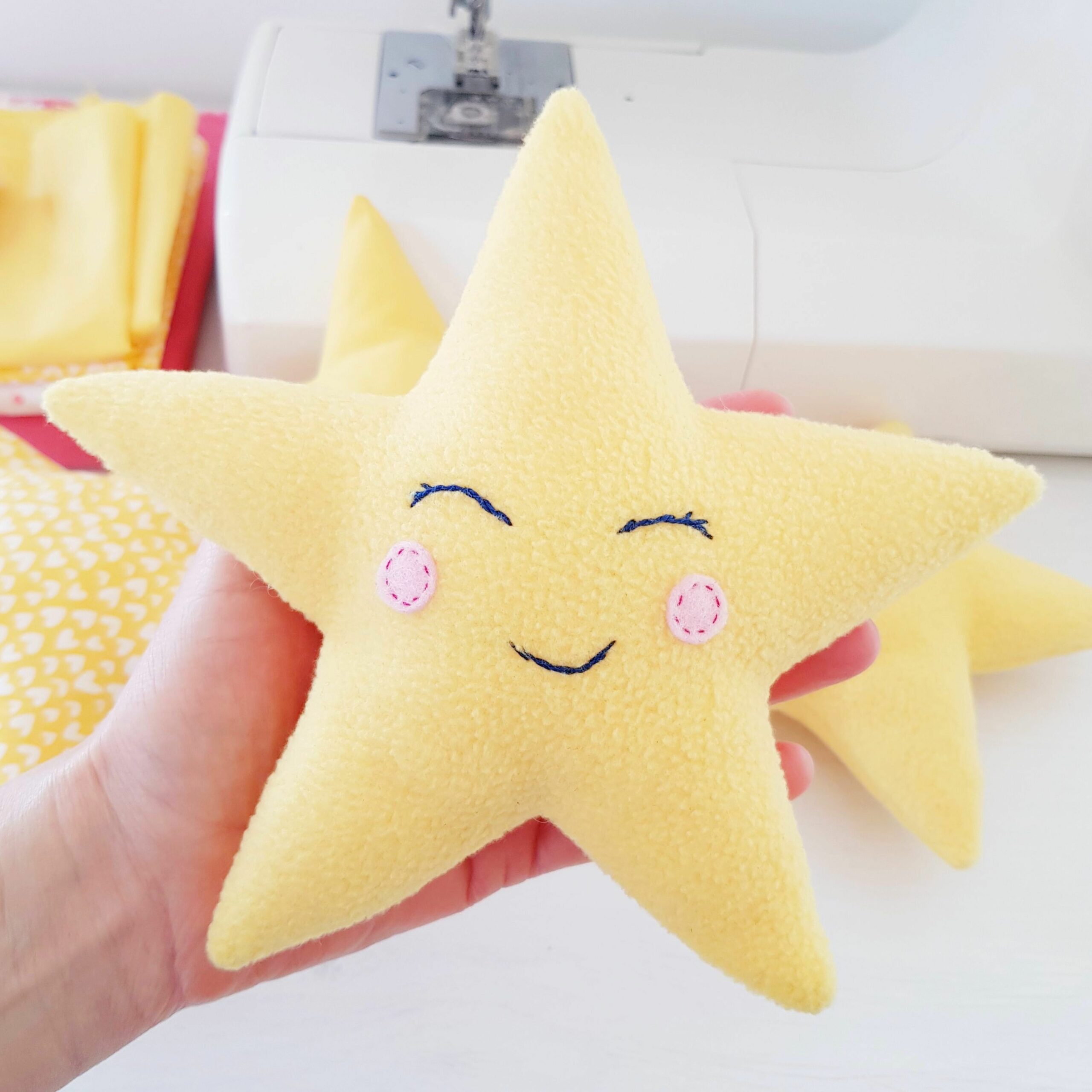 Baby Star pillow sewing pattern for beginners