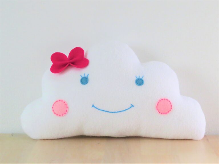 Cute Baby Cloud Pillow In Three Variations - Pattern And Tutorial