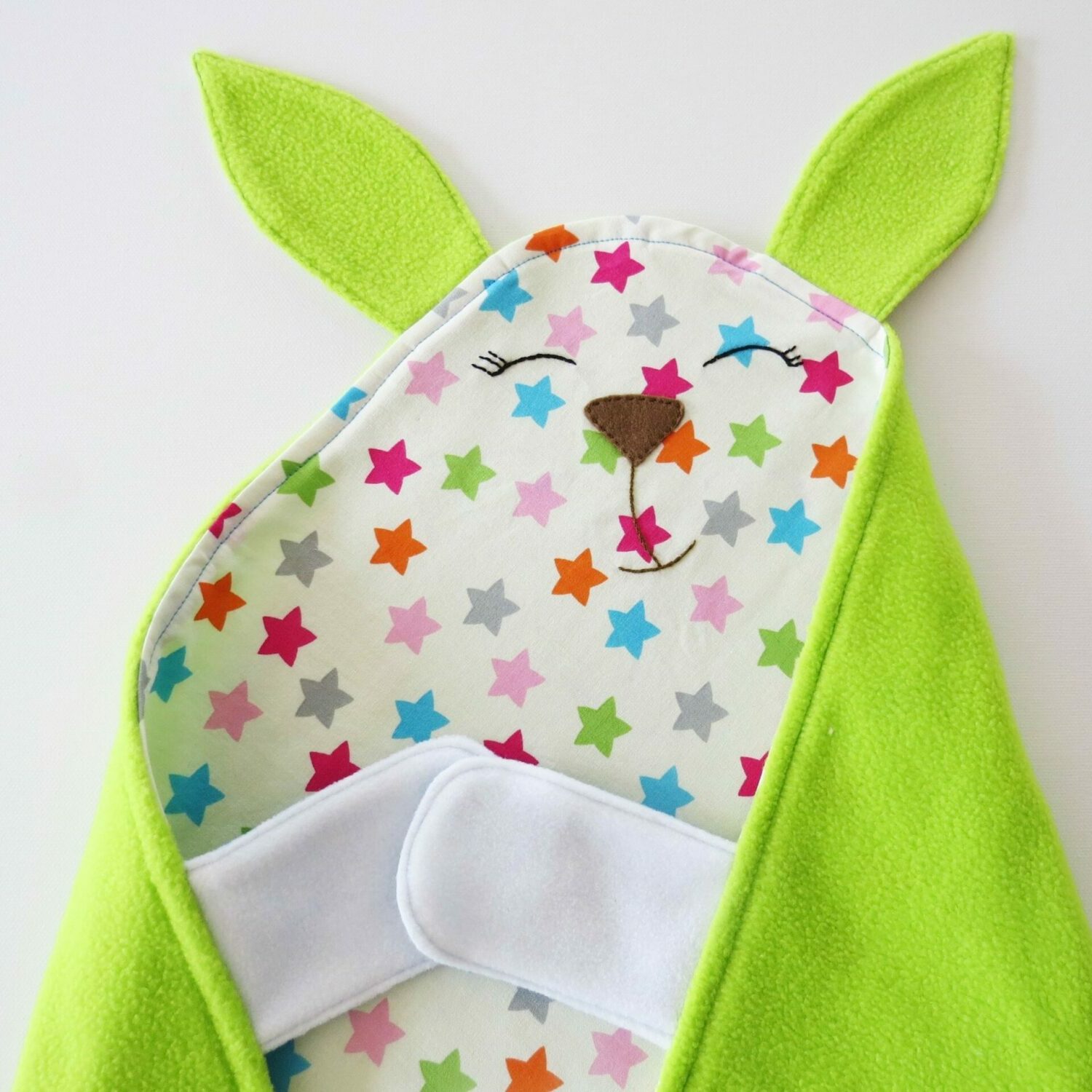 Bunny baby Blanket_easy sewing project for beginners for baby boy or baby girl_ baby shower gift