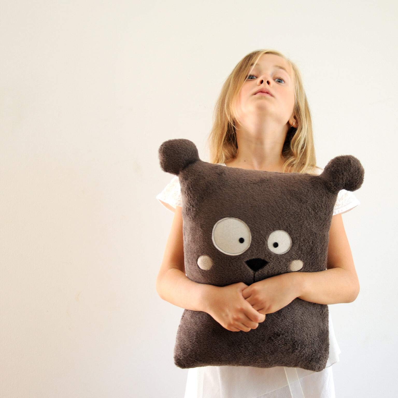 TEDDY BEAR PATTERN | stuffed animal pillow | sewing pattern & tutorial